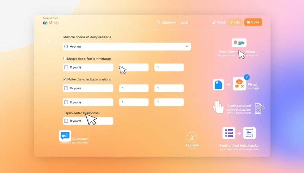 Mixoのアンケートフォーム機能